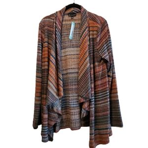 Bobeau Wallace Striped Cardigan